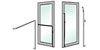DB110 Series Aluminum Door Mount Handles