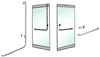 EG100 Series Glass Mount Handles