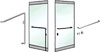 PA110 Series Rail Mount Panic Handles