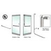 Brushed Stainless PA100 Rail Mount Handles