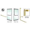 Polished Brass PA100 Rail Mount Handles