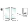 Polished Stainless PA110 Rail Mount Handles