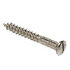 Oval Head Slotted Wood Screws in Boxes of 100