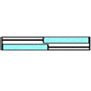 2-Panel Overhead Double Track Sliding Door System
