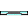 4-Panel Overhead Double Track Sliding Door System