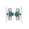 CRL Vertical Weatherstiles for Single and Double Doors with Rails