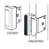 Childproof Deadbolt for Inward Swinging Doors