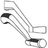 STB Casement Operator Handle 3/8" Spline Size