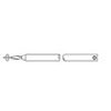 5/8" Diameter Window Balances, Non-Tilt, Standard Rod; Blue Bushing