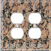 Granique Double Duplex Outlet Covers
