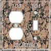 Granique Duplex and Toggle Combination Plate Covers