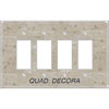 Stonique Quadruple Decora Plate Covers