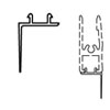Two-Pronged Shower Vinyl Sweep and Seal