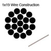 Cables for GFR Cable and Standoff Systems