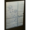 Clear Etched Rose Designer Decorative Window Film