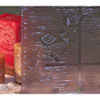 Grey Etched Rose Designer Decorative Window Film