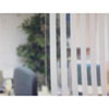 Opaque White Stripe Venetian Privacy Decorative Window Film