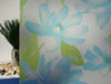 Frosted Lilies Static Cling Window Film