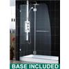 Dreamline Aqua Lux Shower Door and Base Combo