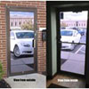 Mirrored Blue Privacy Window Film