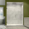 Dreamline Unidoor Plus Shower Doors with Half-Frosted Door - 37"-45" Width Range
