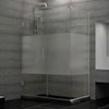 Dreamline Unidoor Plus Shower Enclosures with Half-Frosted Glass Door - 45"-53" Width Range
