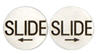 CRL Circular Slide Indicator Set - Stainless Steel