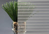 Thin White Horizontal Lines Decorative Window Film