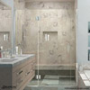 Dreamline Unidoor-X Shower Doors with Left Brackets - 53"-64" Width Range