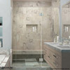 Dreamline Unidoor-X Shower Doors with Right Brackets - 53"-64" Width Range