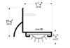 Pemko Combination Door Bottom Door Shoe
