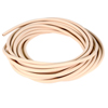 Firm Continuous Flex Rubber Opaque Beige Tubing for Food and Beverage Applications
