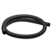 Firm Bendable High-Pressure Black Opaque Nylon Rubber Tubing for Air and Water Applications