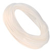 Soft Bendable White Semi-Clear Silicone Rubber Tubing for Metering Pumps and High-Purity Applications