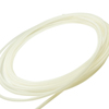 Hard Durable White Semi-Clear Plastic Tubing for Chemical Applications