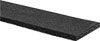 Black Durable Natural Gum Foam Textured Strips with Adhesive Back - 10 Ft.