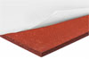 Red Extreme-Temperature Silicone Foam Textured Sheets with Adhesive Back
