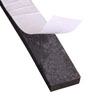 Black EPDM Foam Extra Soft Strips with Adhesive Back for Light Duty Applications