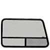 CRL Contoured Driver Side Angled T-Sliding Windows