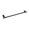 Symphony Cuttable Towel Bar and X Knob Shower Door Combination with Rosettes