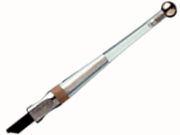 Fletcher Fletcher Gold Tip Designer II Clear Plastic Contour Grip Handle - Narrow Head  | 01711