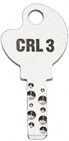 C.R. Laurence CRL Replacement Key #3 for 01P and 03P Series Deluxe Patch Locks | 01PKEY3