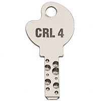 C.R. Laurence CRL Replacement Key #4 for 01P and 03P Series Deluxe Patch Locks | 01PKEY4