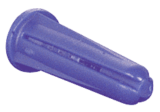 C.R. Laurence CRL 3/16&quot; Hole; 7/8&quot; Length Diamond Plastic Anchors | 08210