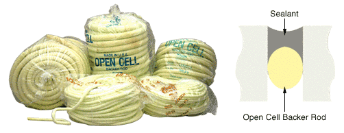 C.R. Laurence CRL Open Cell Backer Rod 1-1/2&quot; Diameter - 350&#39; Roll | 0CBR112