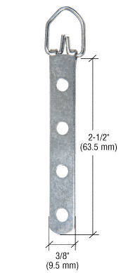 C.R. Laurence CRL 4-Eyelet Economy Swivel Metal Hangers | 1014MH