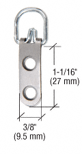 C.R. Laurence CRL 2-Eyelet Economy Swivel Metal Hangers - Package | 101MH