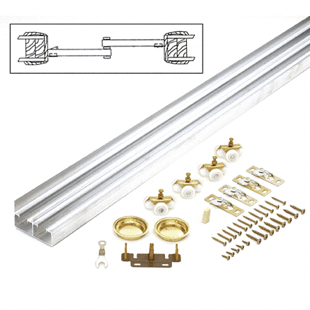 CRL 72&quot; Bi-Passing 1 3/8&quot; Door Hardware Sets | 138F722D
