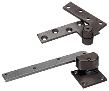 C.R. Laurence CRL Dark Bronze Left Hand Rixson&amp;#174; 3/4&quot; Offset Pivot Set | 147LHDU
