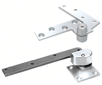 C.R. Laurence CRL Polished Chrome Left Hand Rixson&amp;#174; 3/4&quot; Offset Pivot Set | 147LHPC